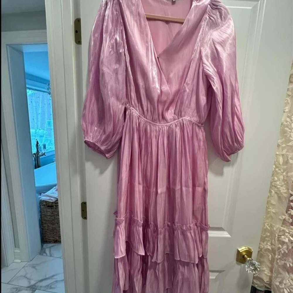 Purple maxi dress